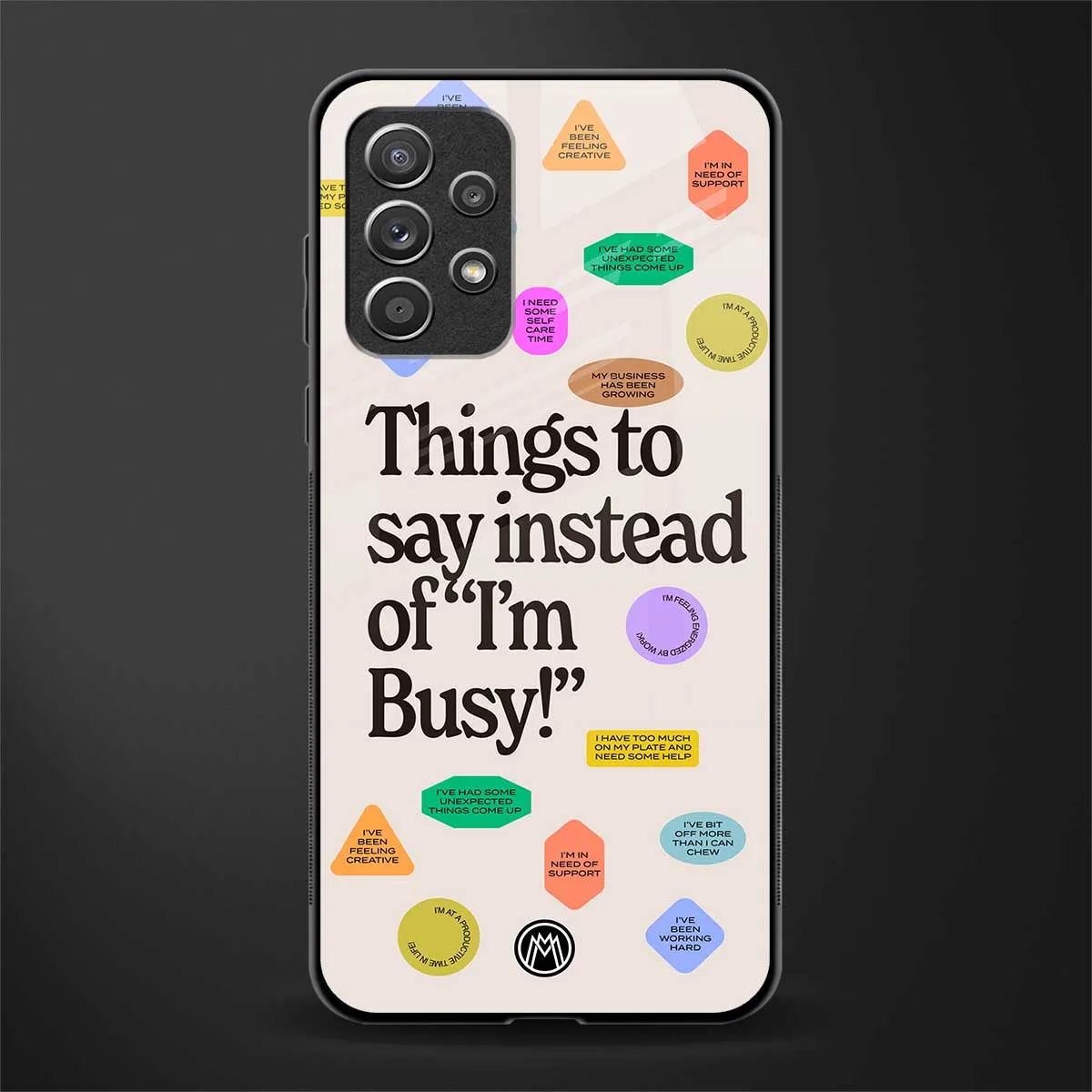 10 Things To Say Phone Case for Samsung Galaxy A52 | Glass Case