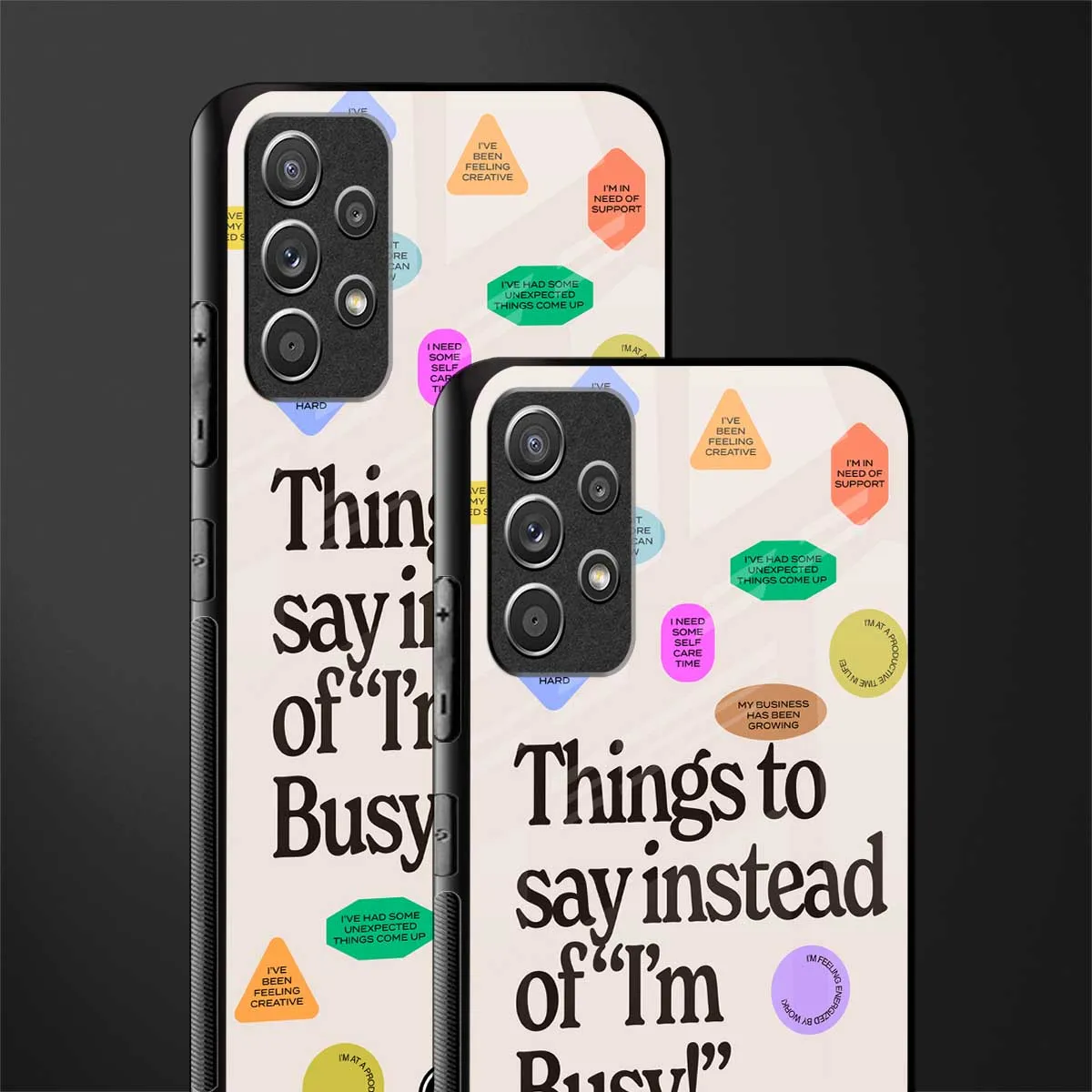 10 Things To Say Phone Case for Samsung Galaxy A52 | Glass Case