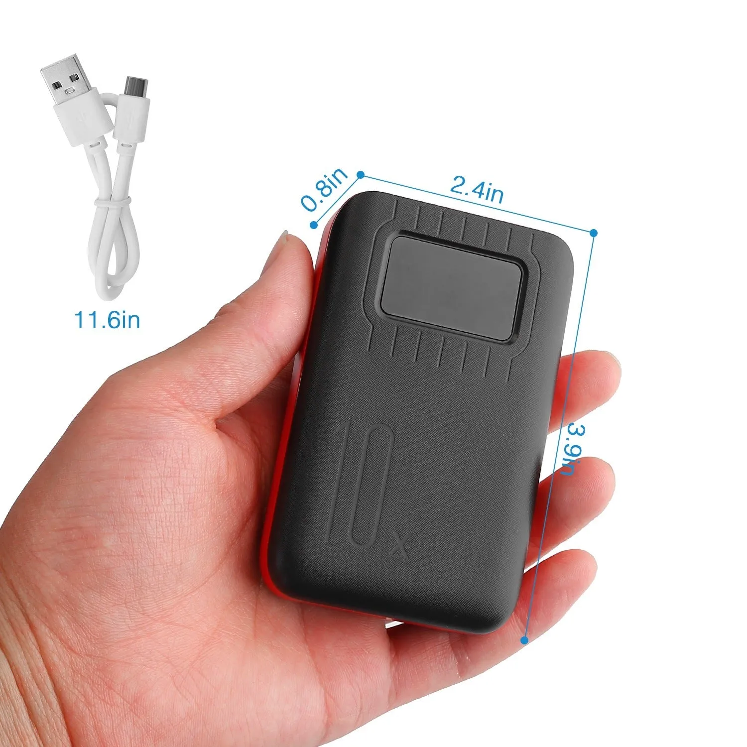 10000mAh Portable Power Bank Dual USB Charge