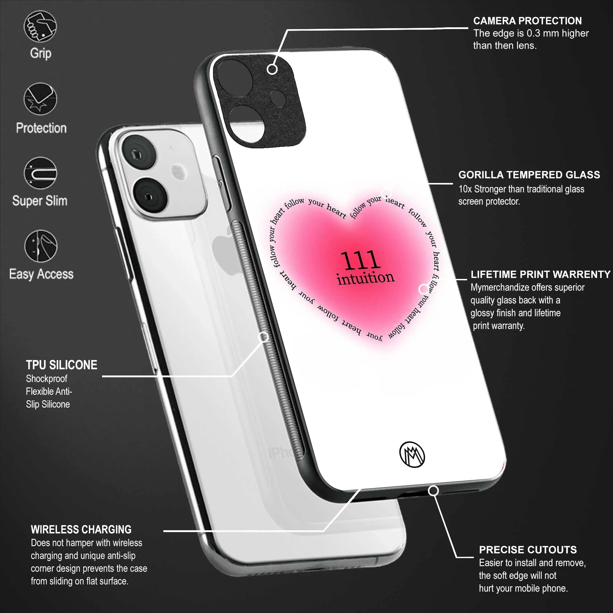 111 Intuition Phone Case for Oneplus 10R 5G | Glass Case