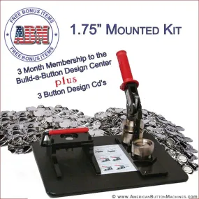 1.75" Mounted Button Making Kit