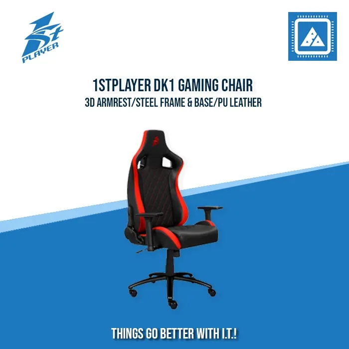 1STPLAYER DK1 GAMING CHAIR /3D ARMREST/STEEL FRAME & BASE/PU LEATHER