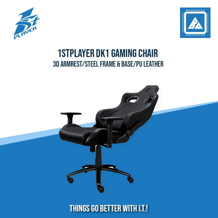 1STPLAYER DK1 GAMING CHAIR /3D ARMREST/STEEL FRAME & BASE/PU LEATHER