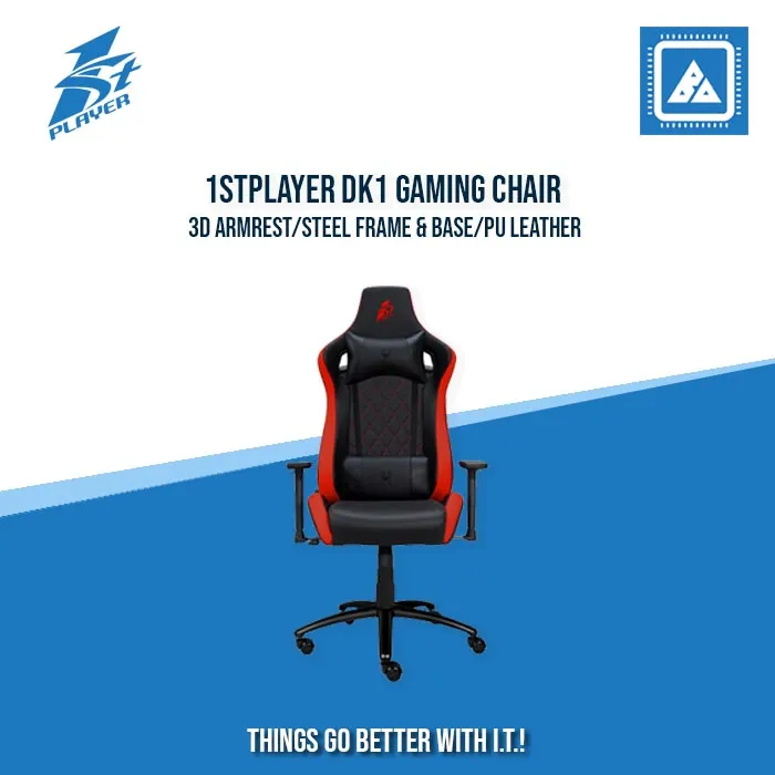 1STPLAYER DK1 GAMING CHAIR /3D ARMREST/STEEL FRAME & BASE/PU LEATHER