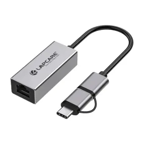 2 in 1 Type-C and USB 3.0 Gigabit Ethernet Connector (LC-126)