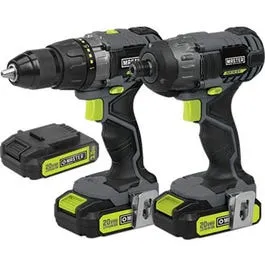 20-Volt Drill   Impact Driver Combo Kit, 1/2-In., 2 Lithium-Ion Batteries