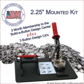 2.25" Mounted Button Making Kit