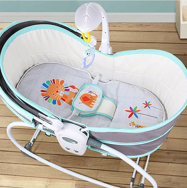 5-in-1 Baby Shaker Vibration Rocker bassinet (0-36months)