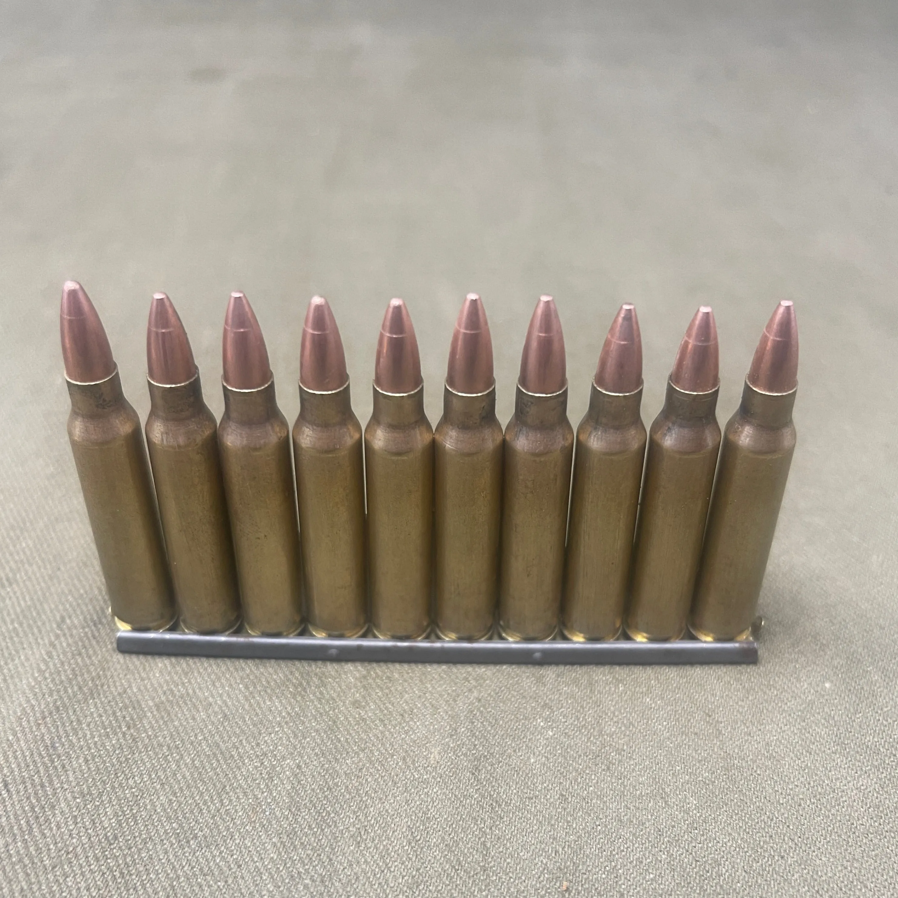 5.56 Inert Brass Rounds x 30 with a 30 Round Nato STANAG Magazine