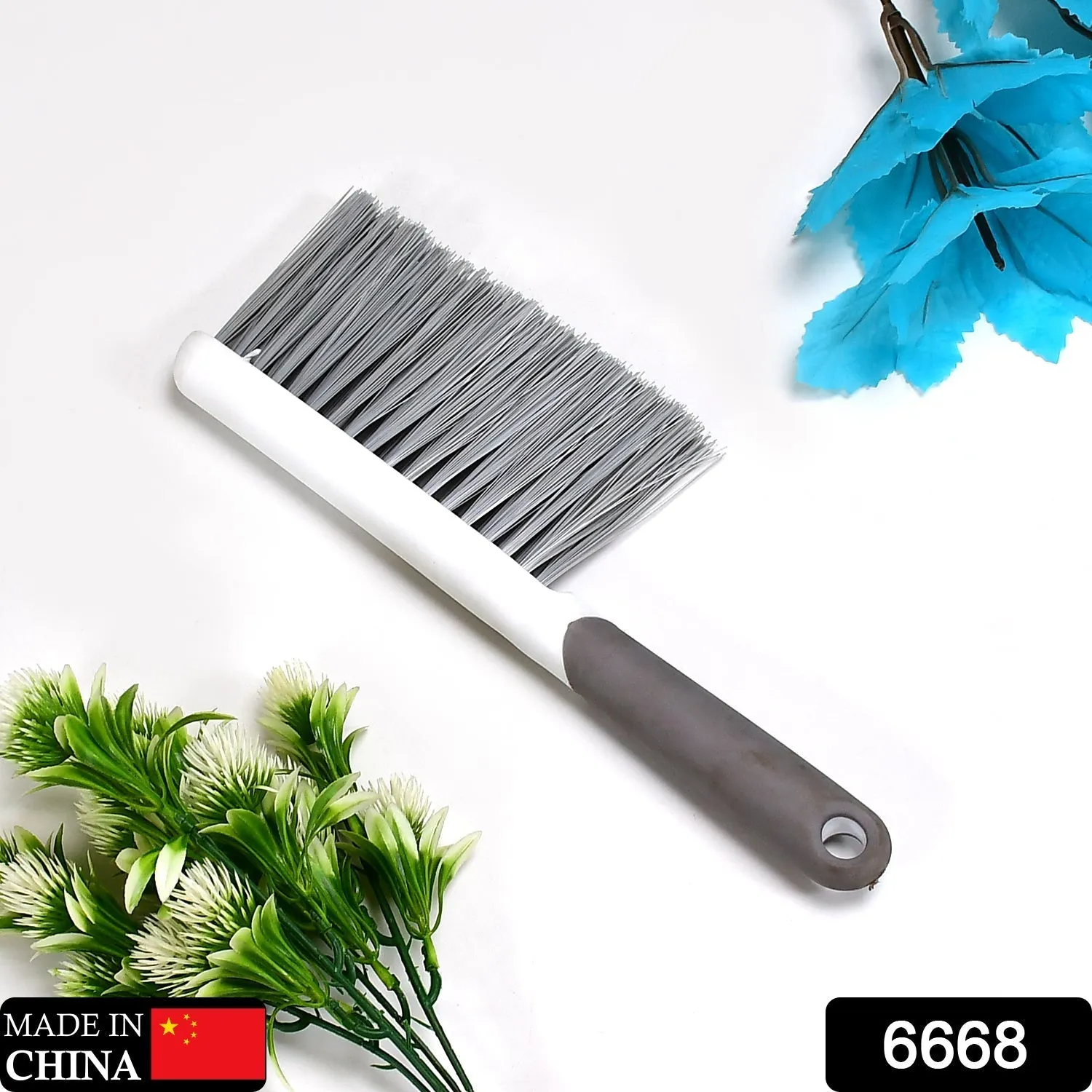 6668 Small Broom Brush With Comfort Grip Handle and Hanging Hole Cleaning Brush