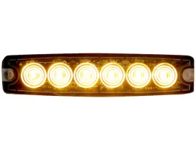 8892200 - ULTRA THIN 5 INCH AMBER LED STROBE LIGHT