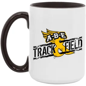 A-B-E Track & Field -15oz Accent Mug