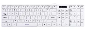 Activejet K-3066Sw Usb Wired Keyboard, White