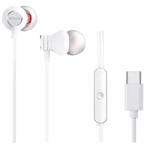 Aiwa Earphones with Microphone Type-C, White