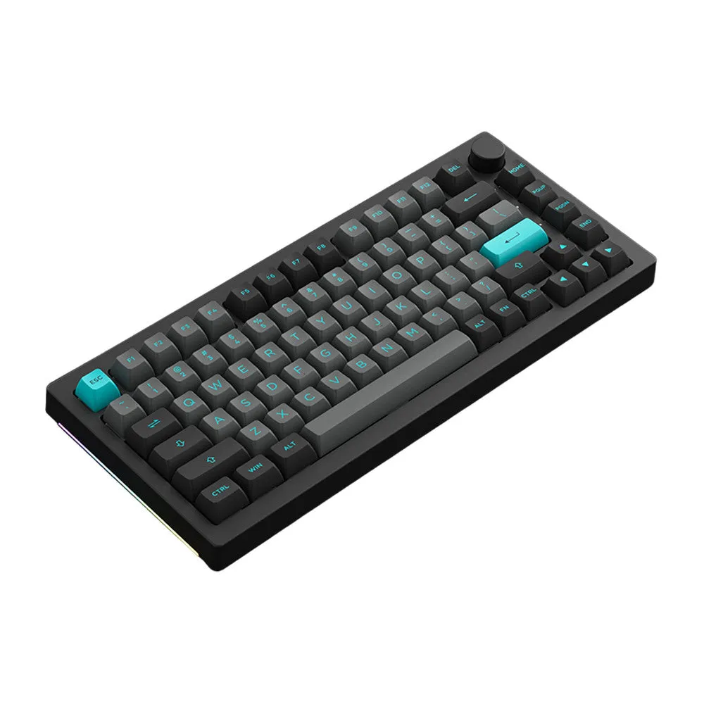 Akko 5075B Plus Black&Cyan 75% Mechanical Keyboard