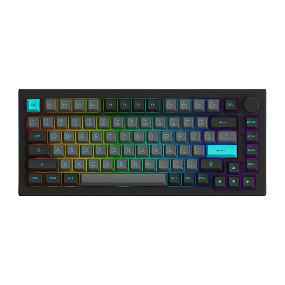 Akko 5075B Plus Black&Cyan 75% Mechanical Keyboard