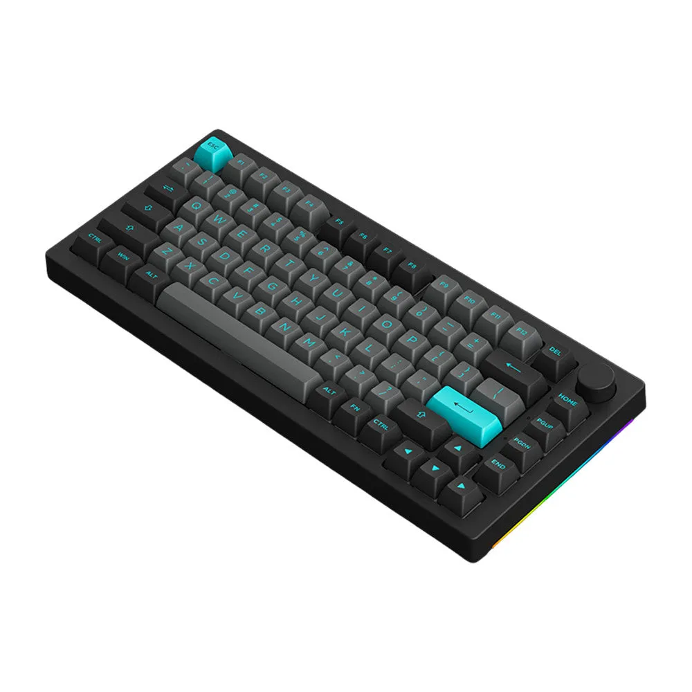 Akko 5075B Plus Black&Cyan 75% Mechanical Keyboard