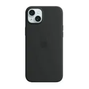 Apple iPhone 15 Plus Silicone Case with MagSafe - Black