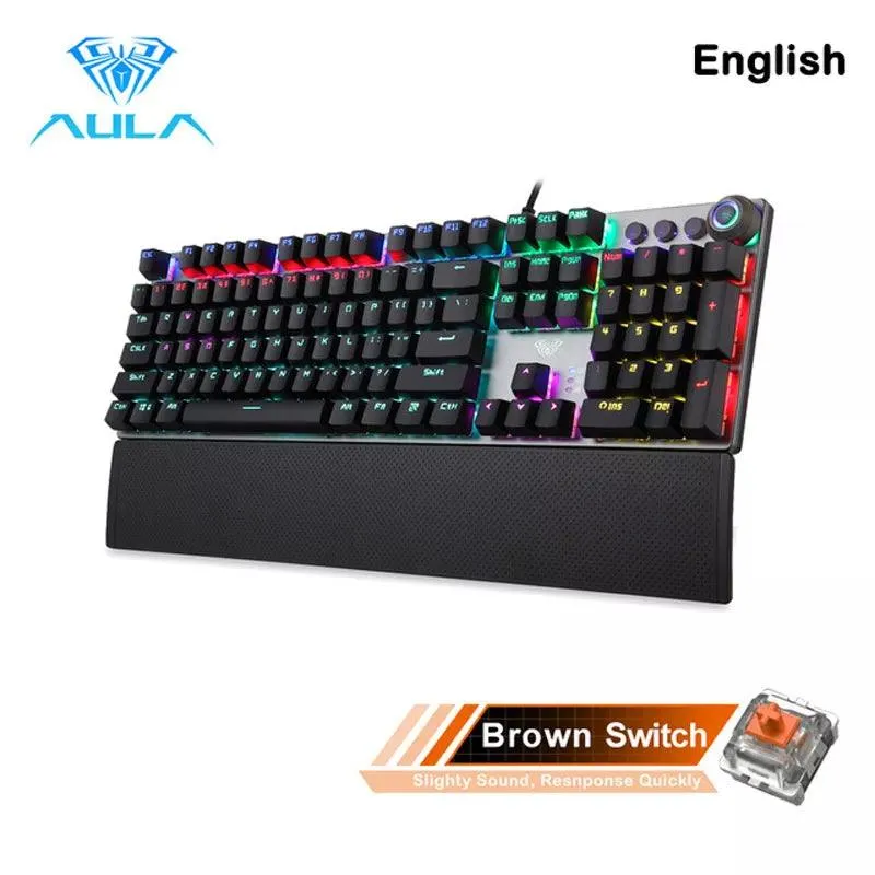 AULA F2088 Mechanical Gaming Keyboard: Enhanced Gaming Experience with Anti-Ghosting