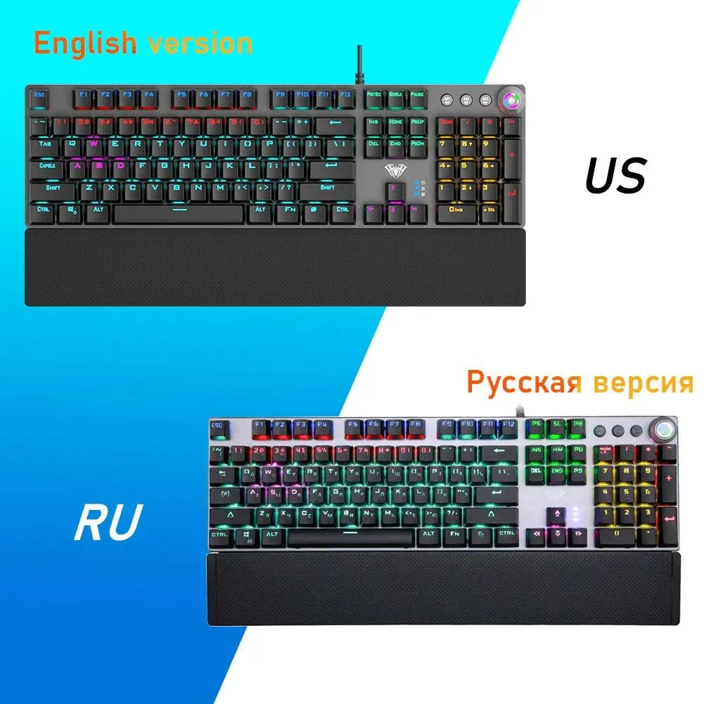 AULA F2088 Mechanical Gaming Keyboard: Enhanced Gaming Experience with Anti-Ghosting