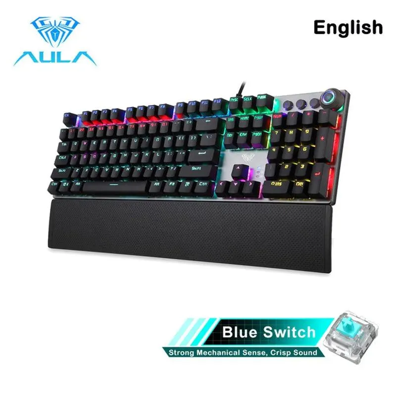 AULA F2088 Mechanical Gaming Keyboard: Enhanced Gaming Experience with Anti-Ghosting