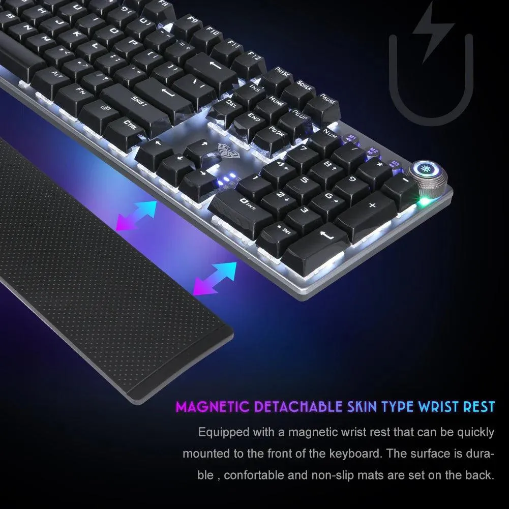 AULA F2088 Mechanical Gaming Keyboard: Enhanced Gaming Experience with Anti-Ghosting