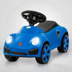 Baybee Bolt Push Ride on Car for Kids, Baby Rideons Car with Music, Light & Comfort Seat | Push Baby Cars Toys for Kids Toddlers | Kids Car Ride on for Kids to Drive 1 to 3 Years Boys Girls (Blue)