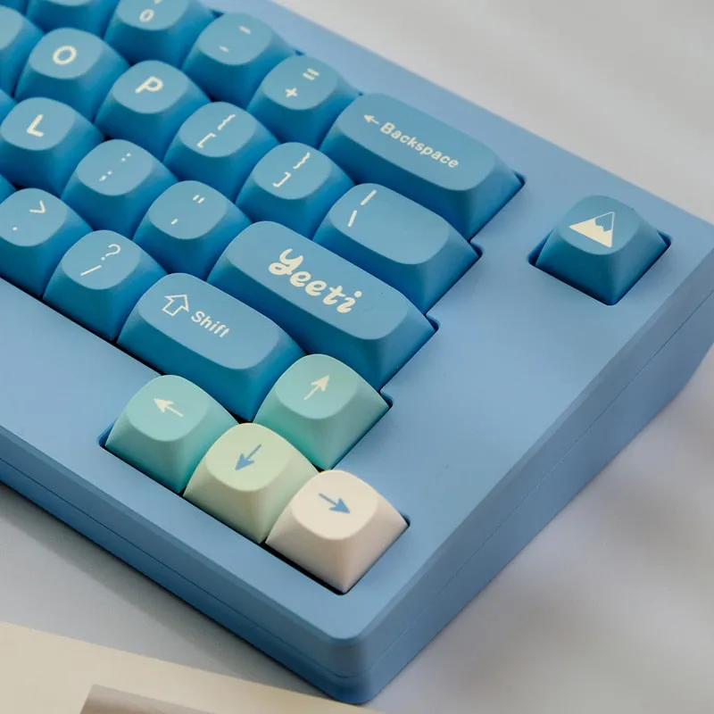 Blue keycaps set