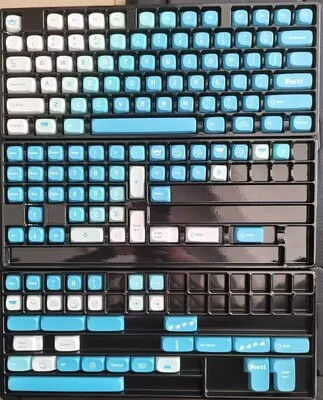 Blue keycaps set