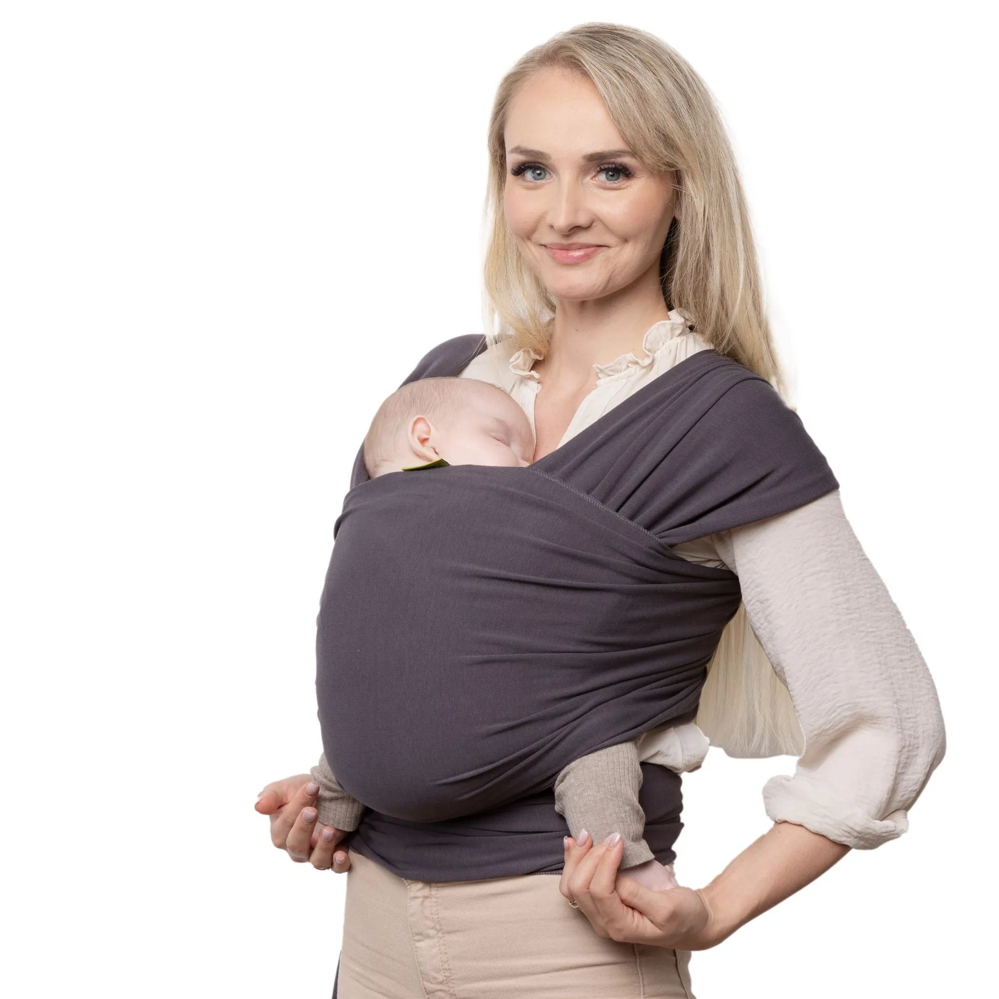 Boba Organic Serenity Wrap Baby Carrier - Charcoal