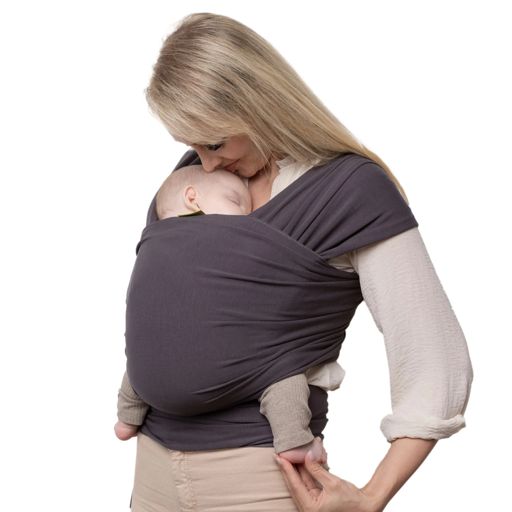 Boba Organic Serenity Wrap Baby Carrier - Charcoal