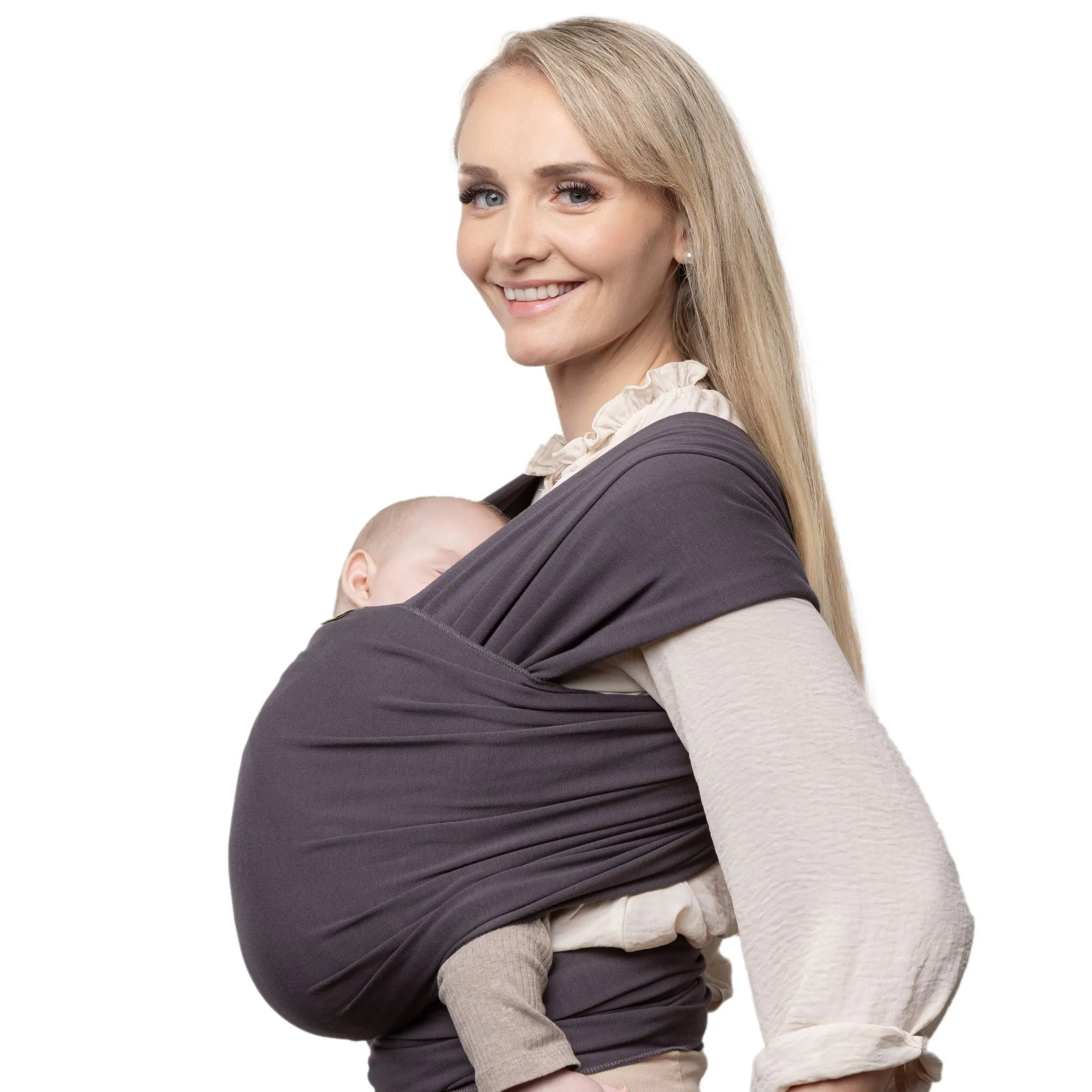 Boba Organic Serenity Wrap Baby Carrier - Charcoal