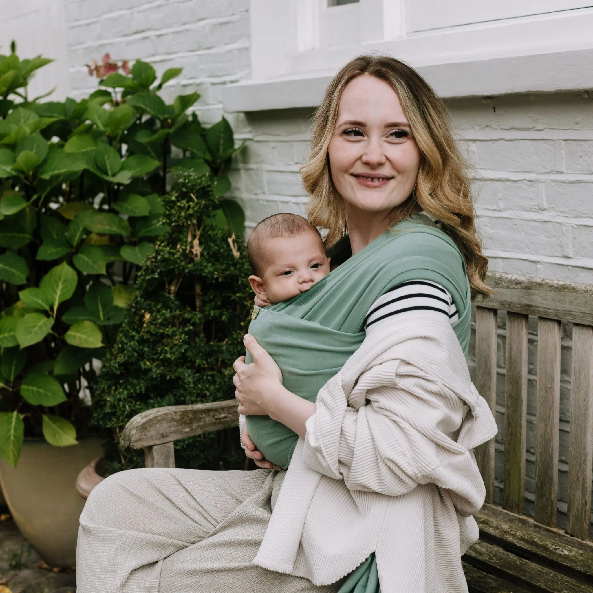 Boba Standard Wrap Baby Carrier - Sage Green