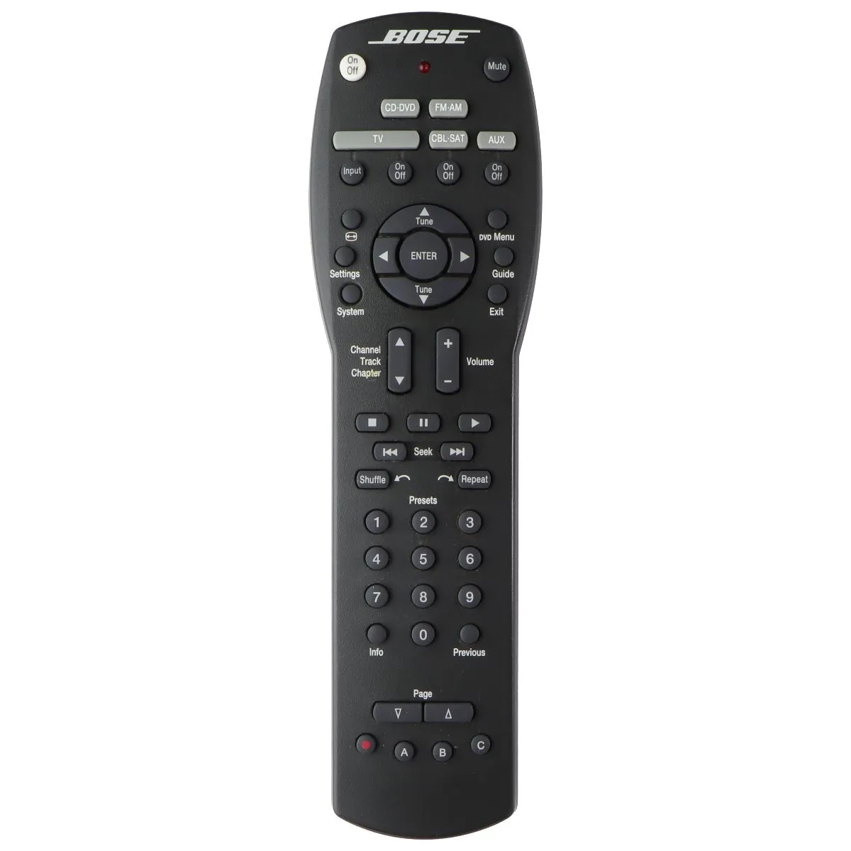 Bose (MX 6 18 C) Cinemate Home Theatre Universal Remote Control