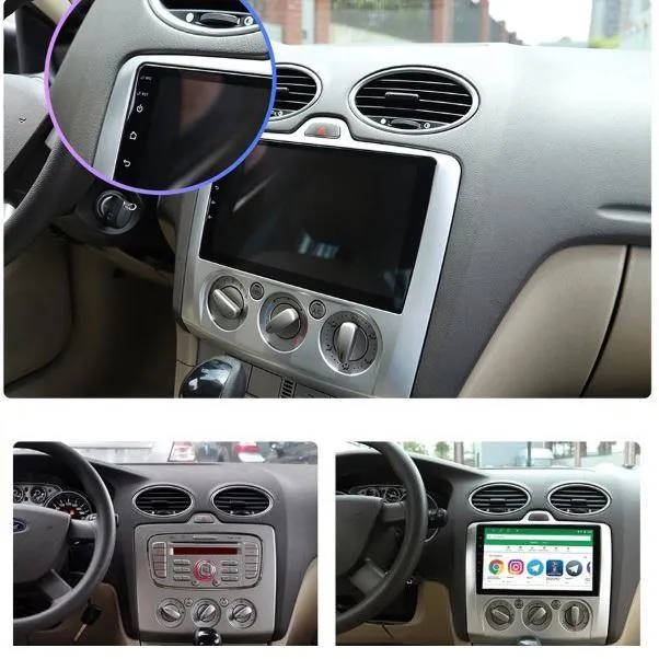 Car Dealz 9' Android 10.0 Ford Focus Mk2/Mk3 In Dash Plus OEM Fascia