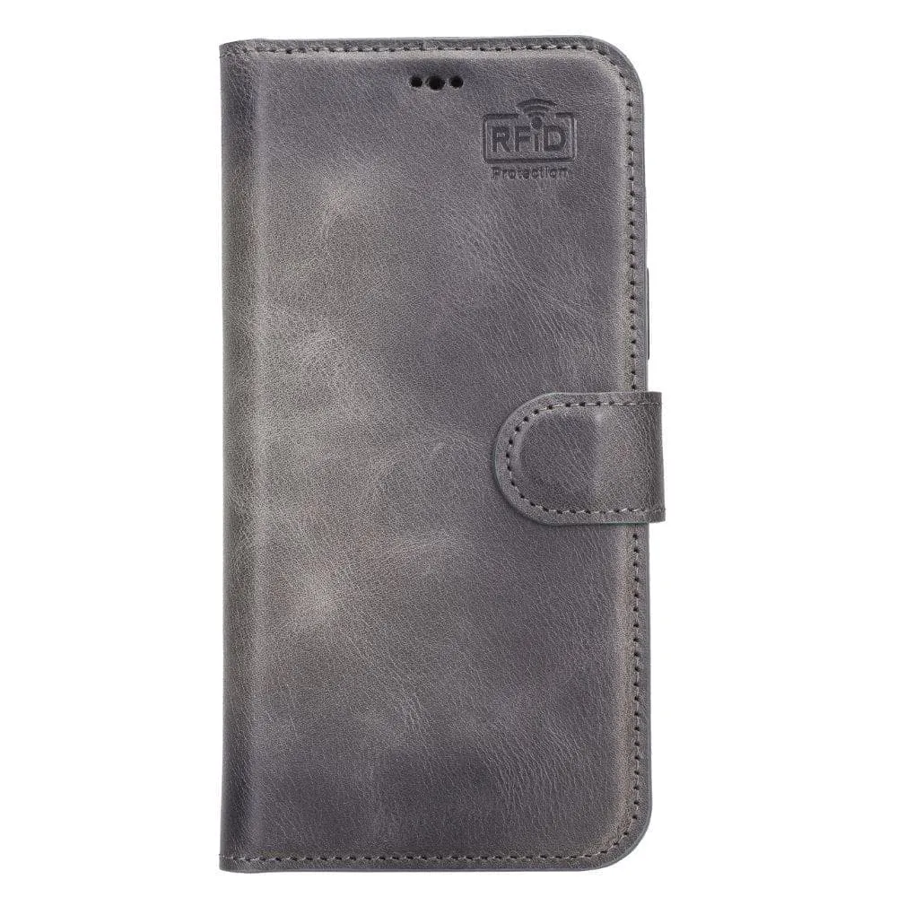 Carter iPhone 13 Detachable Wallet Case, Tiguan Gray