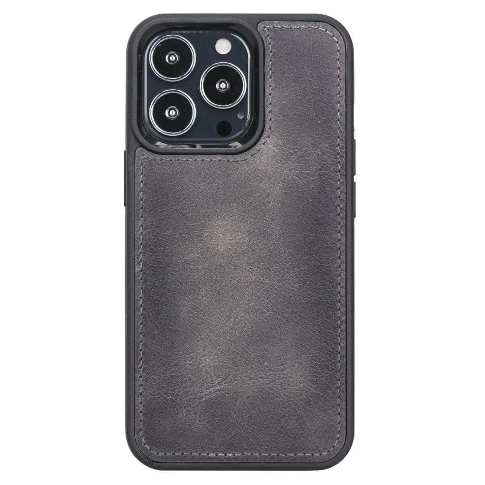 Carter iPhone 13 Detachable Wallet Case, Tiguan Gray