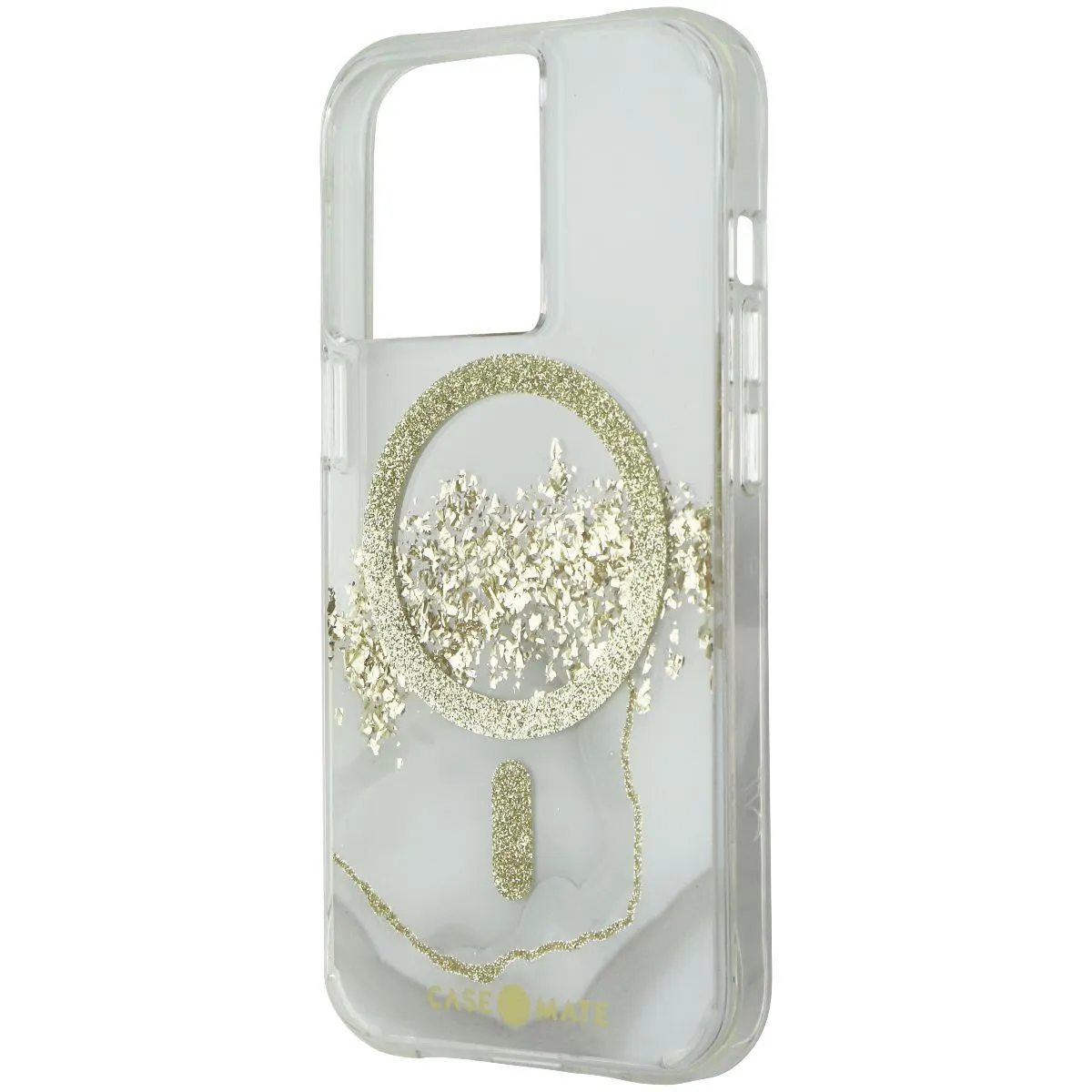 Case-Mate Karat Marble Case for MagSafe for iPhone 13 Pro - Clear/Gold/White