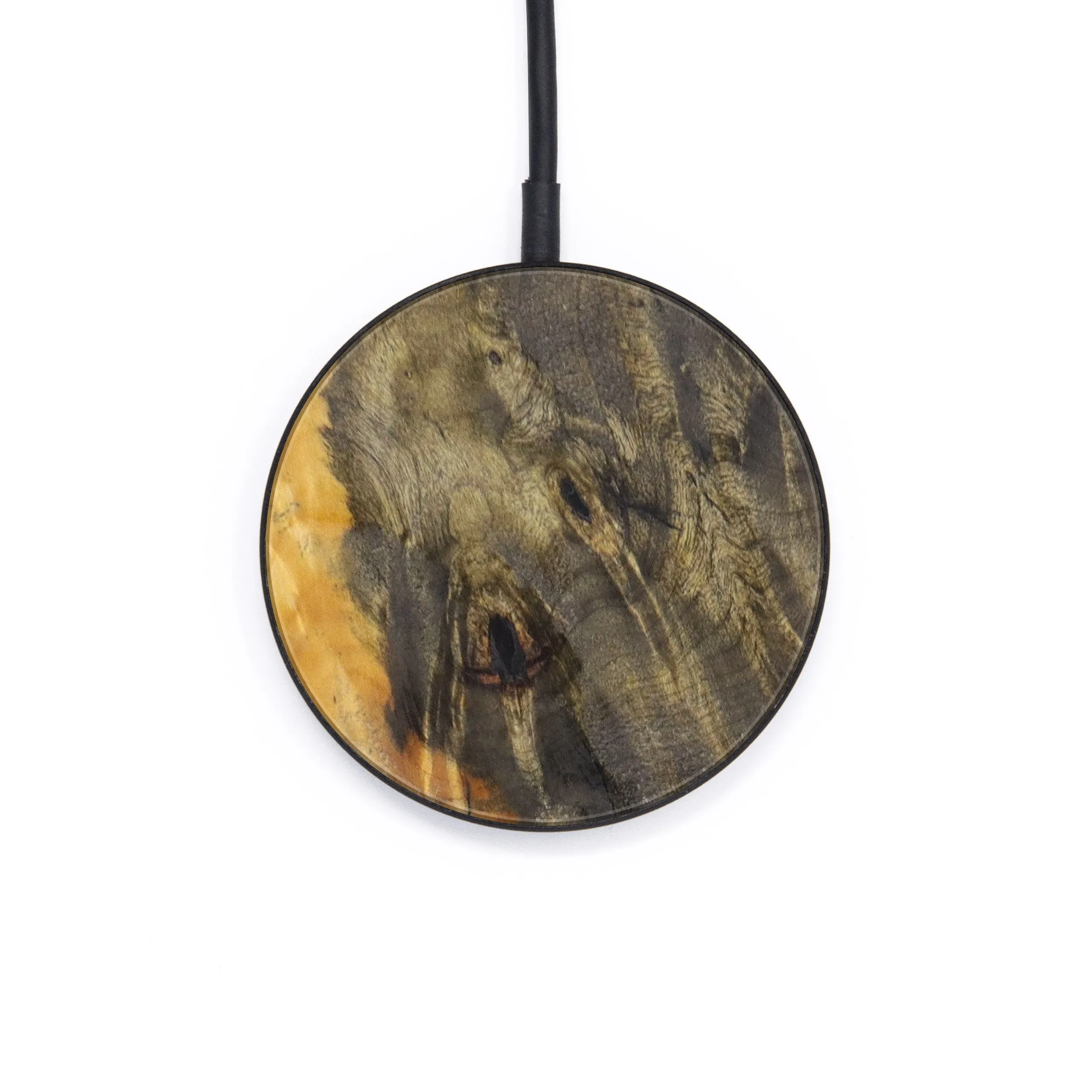 Circle Burl Wood Wireless Charger - Alexandro (Buckeye Burl, 611781)