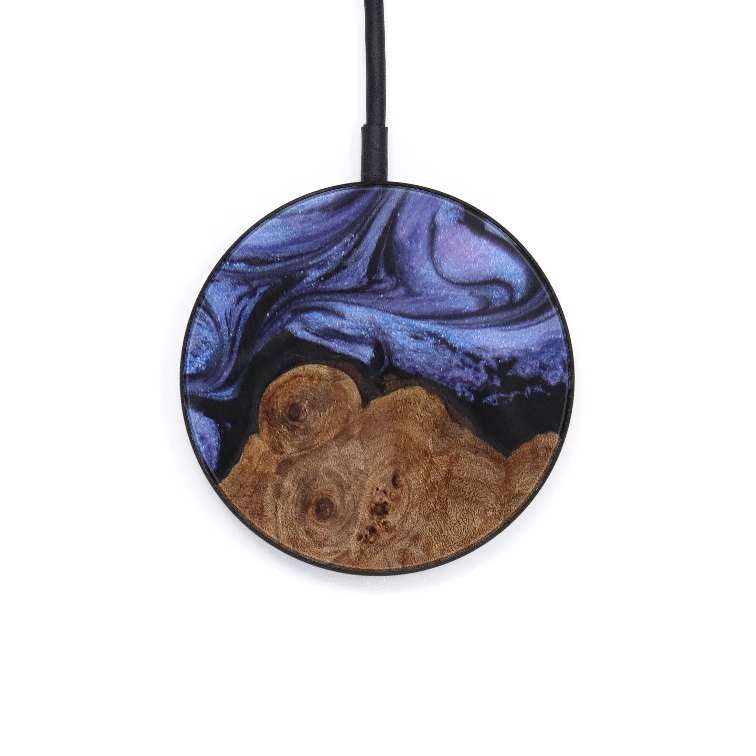 Circle Wood Resin Wireless Charger - Ashanti (Artist Pick, 612554)