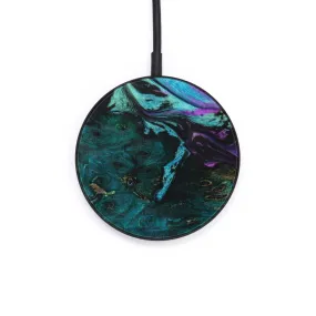 Circle Wood Resin Wireless Charger - Asia (Purple, 642548)