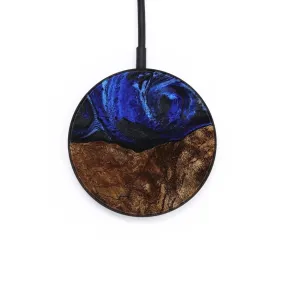 Circle Wood Wireless Charger - Aubrie (Blue, 738945)