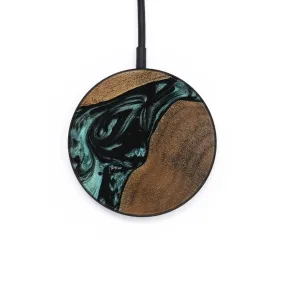 Circle Wood Wireless Charger - Martina (Green, 742004)