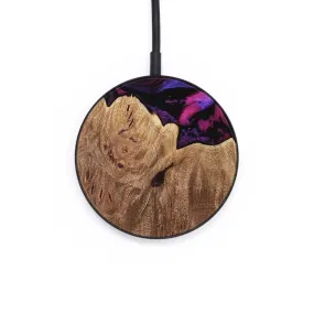 Circle Wood Wireless Charger - Othilie (Purple, 737805)