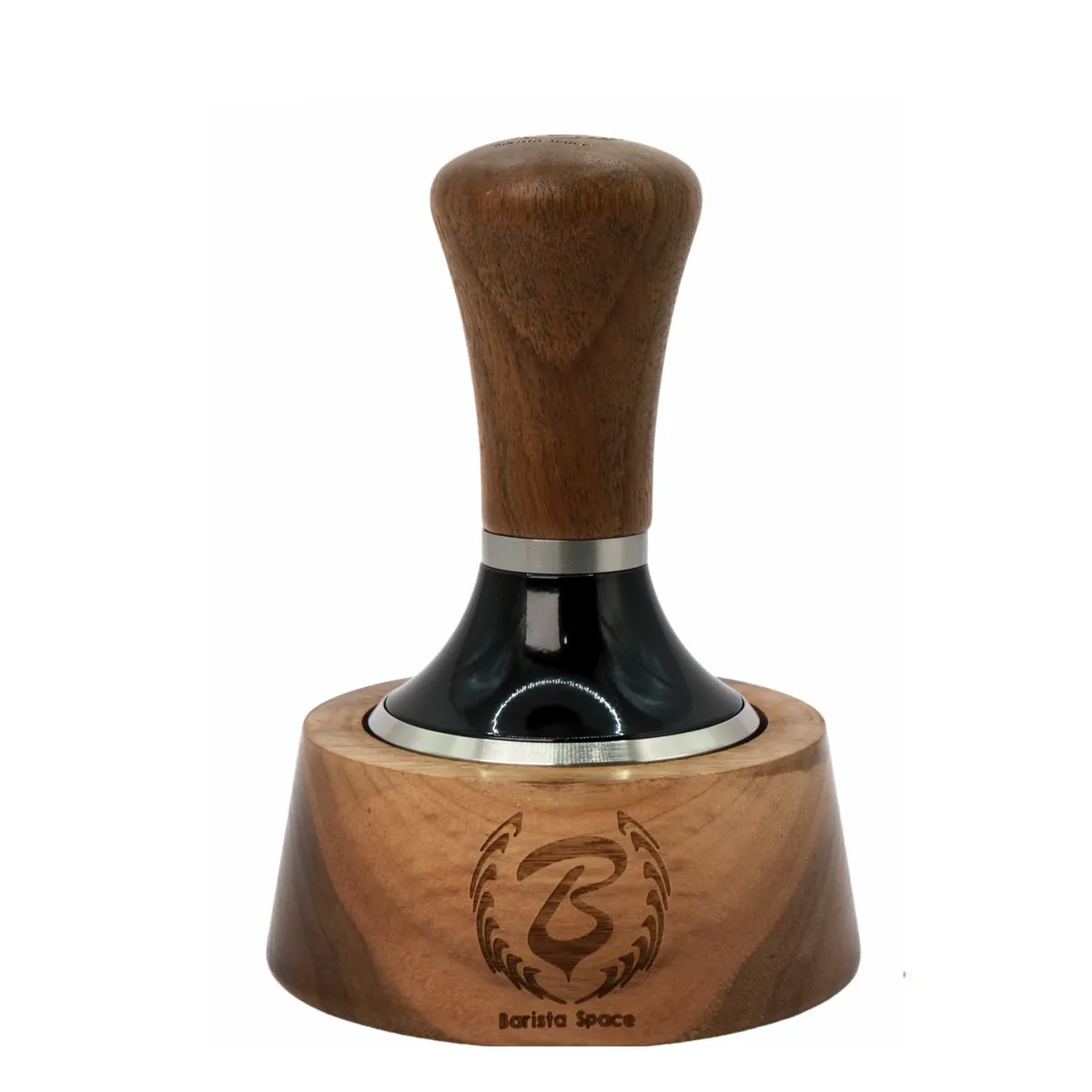 Coffee Wooden Handle Tamper   Holder set 58mm