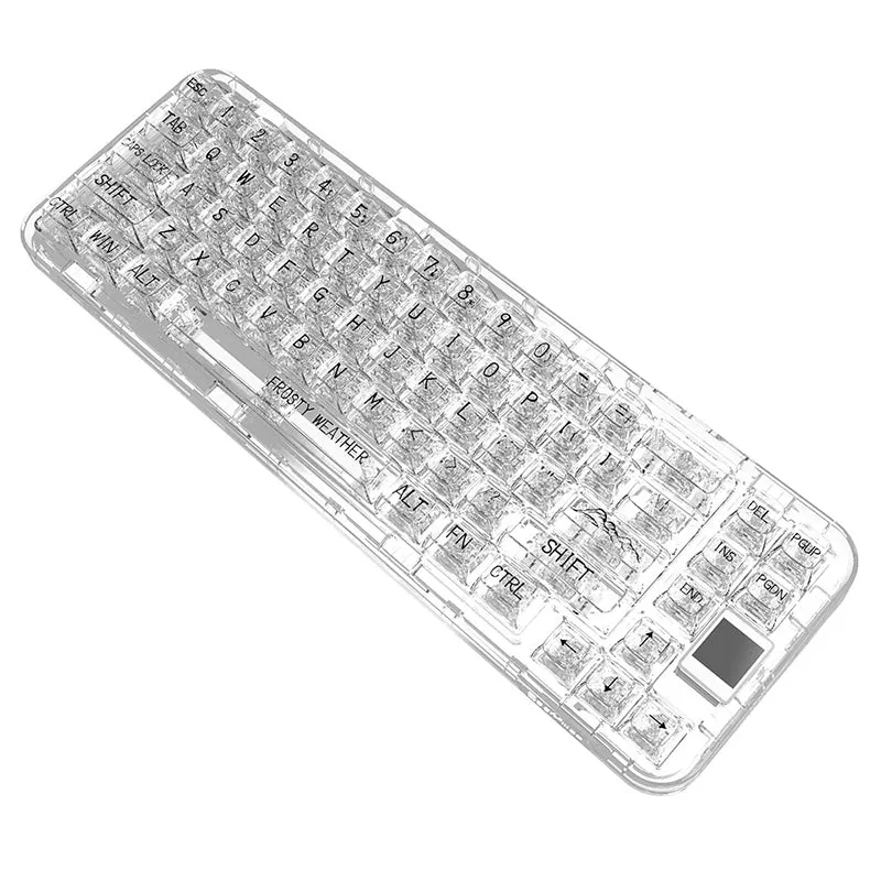 CoolKiller CK68 Polar Bear Transparent Wireless Mechanical Keyboard