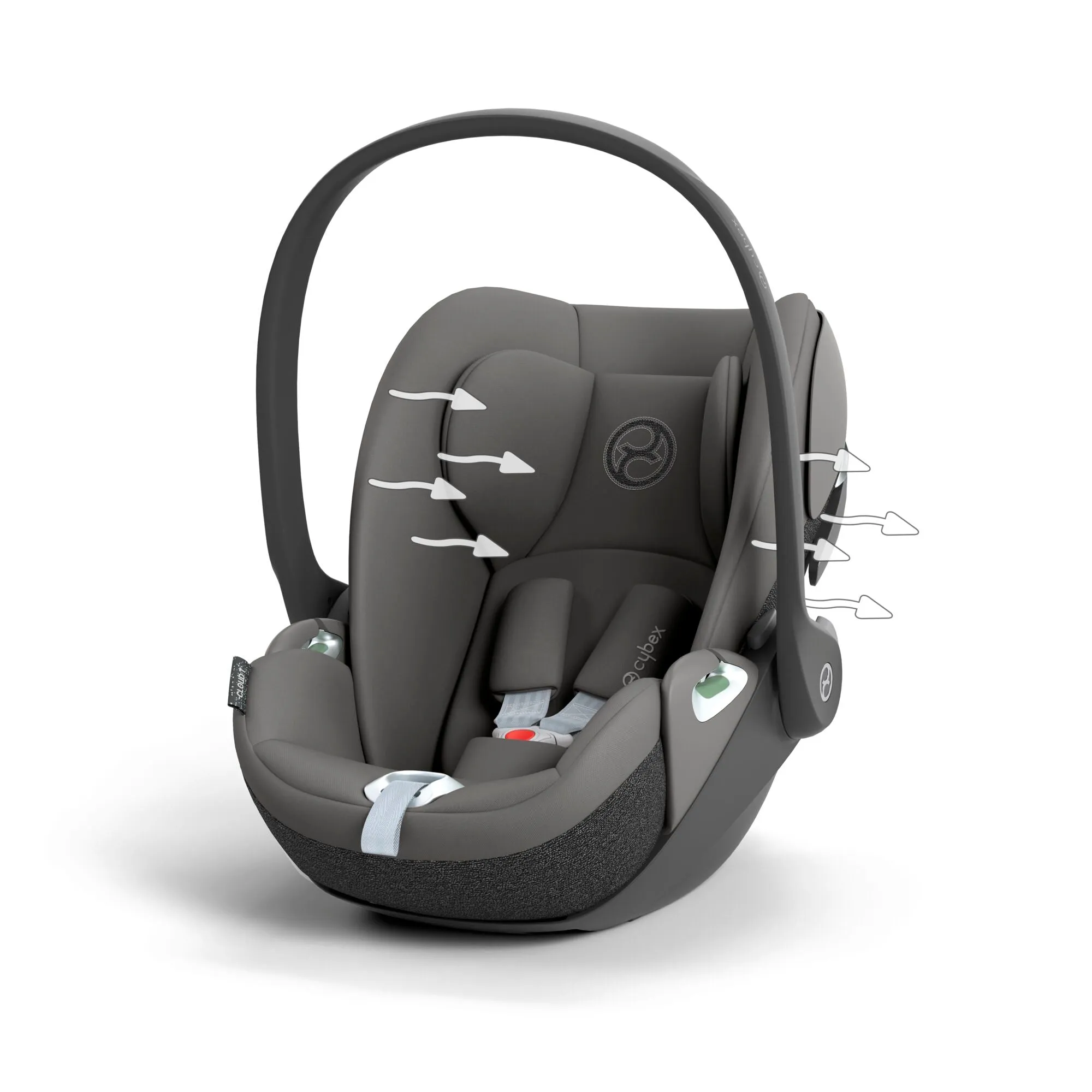 Cybex, Cloud T i-Size Infant Car Seat, Comfort Fabric