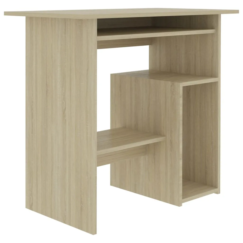 Desk Sonoma Oak 80x45x74 cm Chipboard