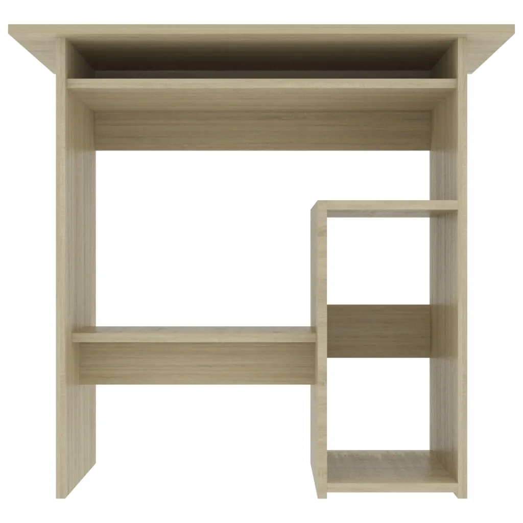 Desk Sonoma Oak 80x45x74 cm Chipboard