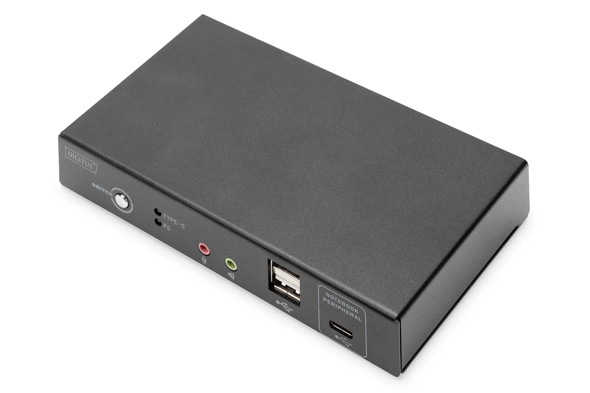 Digitus Ds-12901 - Kvm / Audio / Usb Switch - 4K30hz, Usb-C/Usb/Hdmi In, Hdmi Out, Network - 2 Ports